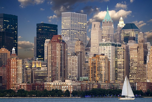 motivated professionals in modern European city skyline evening premium atmosphere